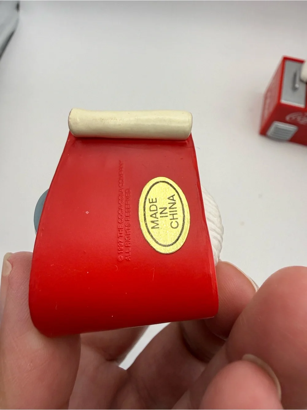 Coca Cola Red & White Polar Bear Ornament Trio